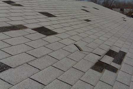 Bare Spots Roofing Problems