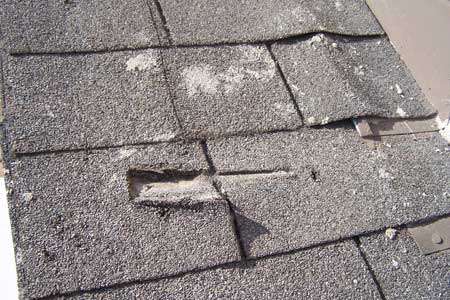 Broken Shingles Roofing Problems
